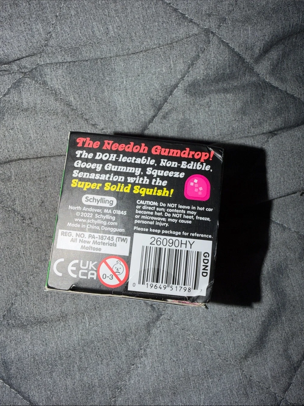 NeeDoh Gumdrop Super Solid Squish - Pink